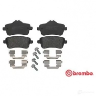 Тормозные колодки дисковые, комплект BREMBO P 50 099 800441 2 5215 25216 - Изображение 6
