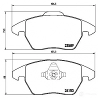 Тормозные колодки дисковые, комплект BREMBO ONH L7 1422938864 P 61 076X 8020584069127 - Изображение 5