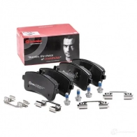 Тормозные колодки дисковые, комплект BREMBO 25 163 P 50 132 25164 800472 - Изображение 2