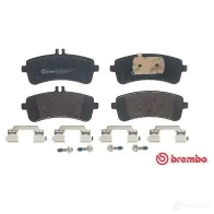 Тормозные колодки дисковые, комплект BREMBO 25 163 P 50 132 25164 800472 - Изображение 6