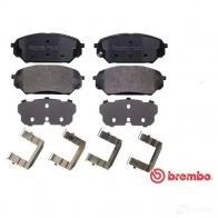 Тормозные колодки дисковые, комплект BREMBO P 30 071 800207 2511 9 25889 - Изображение 3