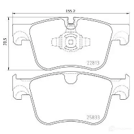Тормозные колодки дисковые, комплект BREMBO P 61 135 1422938859 PB2NC GL 802058406843 - Изображение 6