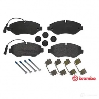 Тормозные колодки, комплект BREMBO p56066 D15818793 29 229 800585 - Изображение 3