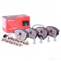 Тормозные колодки, комплект BREMBO p23137x 1438412434 YLS J83 - Изображение 2