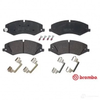 Тормозные колодки дисковые, комплект BREMBO 2 5021 800301 P 44 022 25022 - Изображение 6
