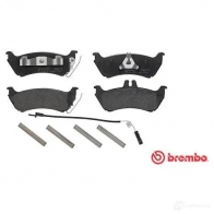 Тормозные колодки дисковые, комплект BREMBO 23190 P 50 044 231 89 800389 - Изображение 3