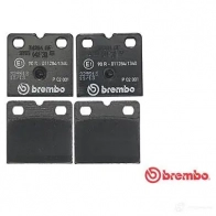 Тормозные колодки дисковые, комплект BREMBO 206 10 D9717872 P 02 001 799672 - Изображение 3