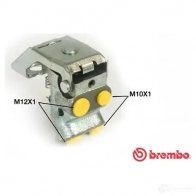 Регулятор тормозных сил (колдун) BREMBO 8432509613450 I3D9J U Peugeot 306 1 (7A, 7C, N3, N5) Хэтчбек 2.0 16V 132 л.с. 1997 – 2001 R 61 010