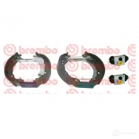 Барабанные тормозные колодки, комплект BREMBO 798734 Y1 9VT k61088 8020584079164 - Изображение 2