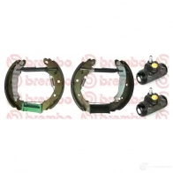 Барабанные тормозные колодки, комплект BREMBO k15001 CM Z21D 8020584077726 798551 - Изображение 2