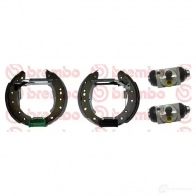 Барабанные тормозные колодки, комплект BREMBO k68073 KD DHRR8 8020584077702 798787