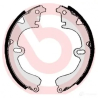 Барабанные тормозные колодки, комплект BREMBO 8432509644652 CE2 51E8 s83504 801819 - Изображение 2