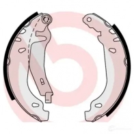 Барабанные тормозные колодки, комплект BREMBO s61539 801741 018B 3LH 8432509643129 - Изображение 2