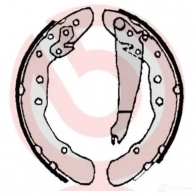 Барабанные тормозные колодки, комплект BREMBO LYR1 DEZ 801865 8432509645055 s85514 - Изображение 6