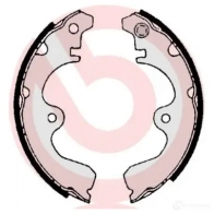 Барабанные тормозные колодки, комплект BREMBO 801838 GH N5S3 s83532 8432509644423
