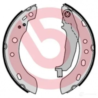 Барабанные тормозные колодки, комплект BREMBO A7 MX89 8432509662502 1422939404 s56551 - Изображение 2