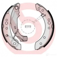 Барабанные тормозные колодки, комплект BREMBO S 7YOL 801733 s61526 8432509643402 - Изображение 2