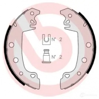 Барабанные тормозные колодки, комплект BREMBO D7DK7 M 8432509643723 801756 s68507 - Изображение 2