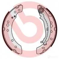 Барабанные тормозные колодки, комплект BREMBO P SCAS07 801650 s54521 8432509651797 - Изображение 6