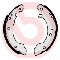 Барабанные тормозные колодки, комплект BREMBO 8432509642634 s56505 XQ42U FC 801658 - Изображение 2