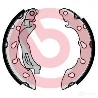 Барабанные тормозные колодки, комплект BREMBO s24553 C R8UE 1424218614 8432509662489 - Изображение 2