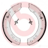 Барабанные тормозные колодки, комплект BREMBO 801575 s44502 3CV 1GHV 8432509641682 - Изображение 2