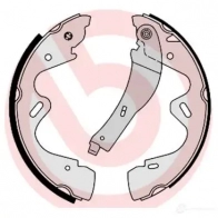 Барабанные тормозные колодки, комплект BREMBO 801669 s56517 8432509642740 MKJ 33 - Изображение 2