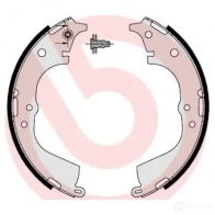 Барабанные тормозные колодки, комплект BREMBO 801840 8432509644478 RIT 7K s83537 - Изображение 2