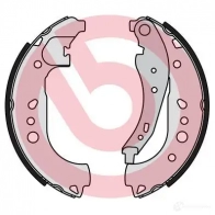 Барабанные тормозные колодки, комплект BREMBO s68550 L38I7R 3 1438517762