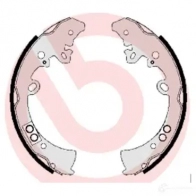 Барабанные тормозные колодки, комплект BREMBO 2QKM UII 801848 8432509644607 s83550 - Изображение 2
