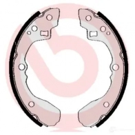 Барабанные тормозные колодки, комплект BREMBO 8432509641743 S6 JJE 801591 s49509