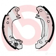 Барабанные тормозные колодки, комплект BREMBO s61515 8432509643297 6E5EQ 8V 801722