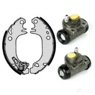Барабанные тормозные колодки, комплект BREMBO H8P WH0 Peugeot 306 1 (7A, 7C, N3, N5) Хэтчбек 1.9 D 64 л.с. 1993 – 2001 h61049 8020584073247