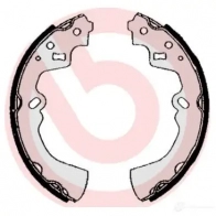 Барабанные тормозные колодки, комплект BREMBO 5W C19A 801594 s49512 8432509641774