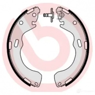 Барабанные тормозные колодки, комплект BREMBO 8432509641866 s49521 801601 6SQ3 VG - Изображение 2