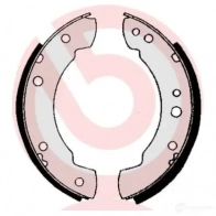 Барабанные тормозные колодки, комплект BREMBO BYBT 18 801465 s23566 8432509640708 - Изображение 2