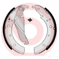 Барабанные тормозные колодки, комплект BREMBO s06502 801381 33HF 01O 8432509639757 - Изображение 2