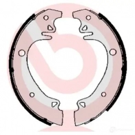 Барабанные тормозные колодки, комплект BREMBO 801716 s61509 8432509643235 M 0U28 - Изображение 2