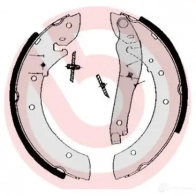 Барабанные тормозные колодки, комплект BREMBO J4SL8 C 801717 s61510 8432509643242 - Изображение 2