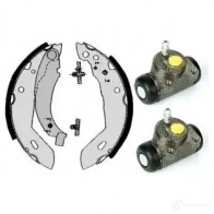 Барабанные тормозные колодки, комплект BREMBO 8020584073124 798372 h61037 7Q 7IS