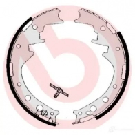 Барабанные тормозные колодки, комплект BREMBO R6ANU U9 801833 8432509644317 s83521 - Изображение 2