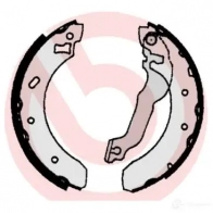 Барабанные тормозные колодки, комплект BREMBO 8432509641002 s24521 801492 QA FWO - Изображение 2