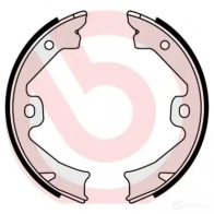 Тормозные колодки ручника, комплект BREMBO 801634 s52509 Q1O1BL G 8432509642191 - Изображение 2