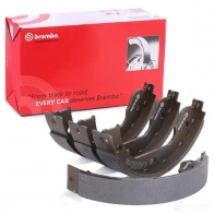 Тормозные колодки ручника, комплект BREMBO s06511 8432509639733 801390 BDD5 CF - Изображение 2