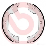 Тормозные колодки ручника, комплект BREMBO s06511 8432509639733 801390 BDD5 CF - Изображение 3