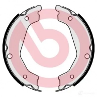 Тормозные колодки ручника, комплект BREMBO 8432509651971 801558 RY7 1X s30534 - Изображение 2
