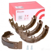 Тормозные колодки ручника, комплект BREMBO 801843 8432509644522 ZEWH 42O s83542 - Изображение 2