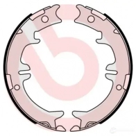 Тормозные колодки ручника, комплект BREMBO 801843 8432509644522 ZEWH 42O s83542 - Изображение 5