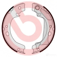 Тормозные колодки ручника, комплект BREMBO 8432509651650 8Z3 S7S 801850 s83560 - Изображение 2