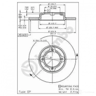 Тормозные колодки высокоэффективные BREMBO 96QL G8 07.B314.37 788909 - Изображение 2